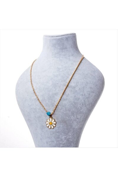 ZERO LAND Nrzsnt Daisy (03029) Figured Necklace-Yellow