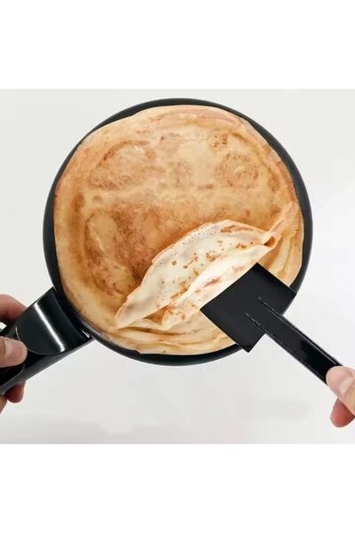 SokShop Pancake Maker / Dessert, 650W, Non-stick Surface, 20 cm Diameter, Black