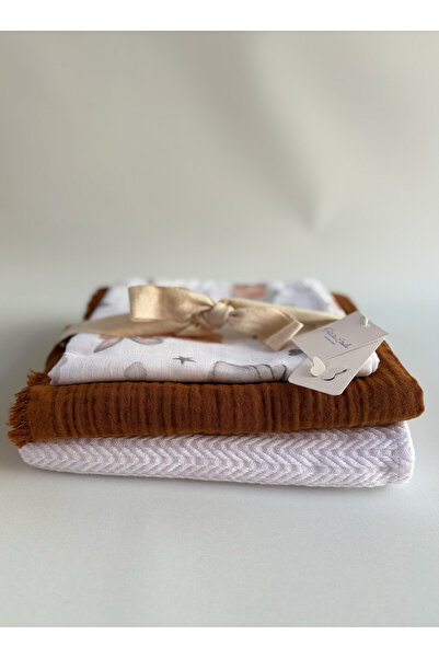 Petite Étoile Organik 3lü Müslin Set ve Pike