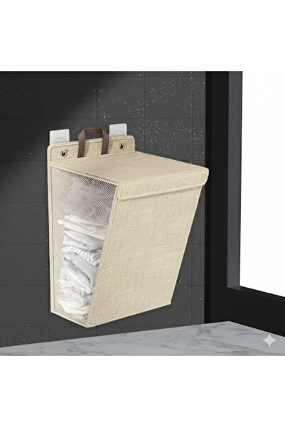 verk group Coș de rufe suspendat, 57x40x15 cm, pliabil, material respirabil, ...