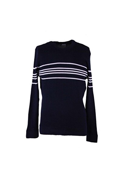 trender O Neck Navy Blue Men's Sweater 18062