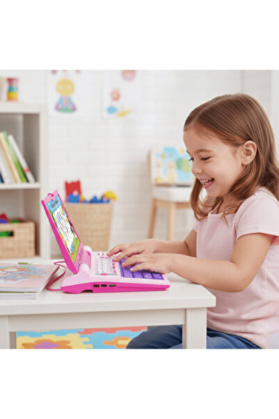 DrKala Educational Laptop for Children – English Learner, Colorful Keyboard, Pink