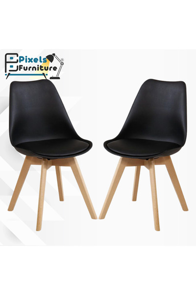 PixelsFurniture مجموعة 2 كرسي لطاولة الطعام من بكسل الأثاث، كرسي عملي ومتعدد ...