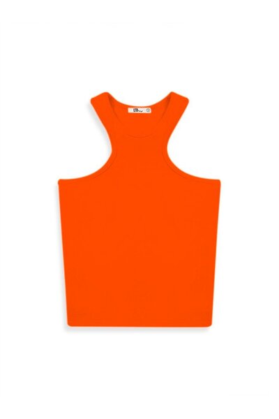 Ltb Sleeveless Corded Fabric Basic Red Undershirt