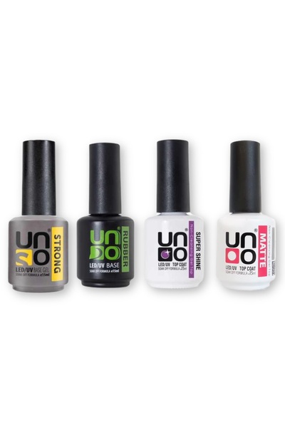 Anıl Gel Polish Uno Rubber Base ; Strong Base Coat ; Super Shıne Top Coat ; M...