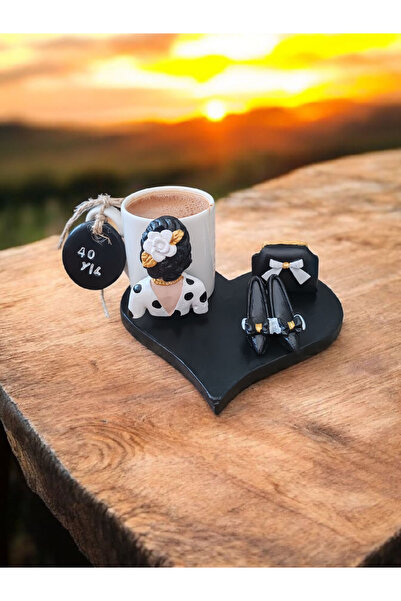 RivelCandle Black Love Coffee Set for 1 Person