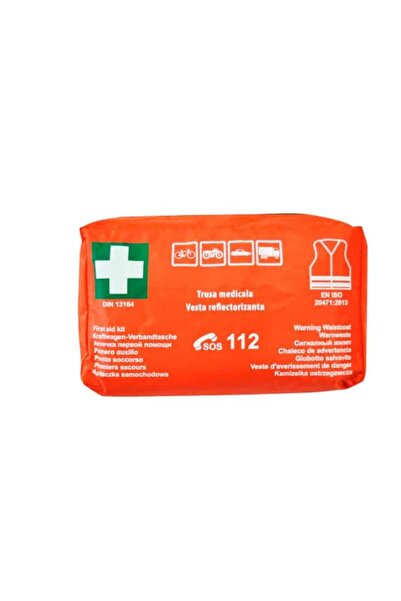 OEM First aid kit, according to DIN 13164, in waterproof bag, orange, d
