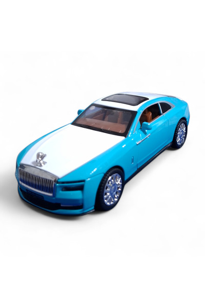 Vision XXI ROLLS-ROYCE SPECTRE metal model, Die-Cast, lights and sounds, scale 1:32, 16 cm, turquoise