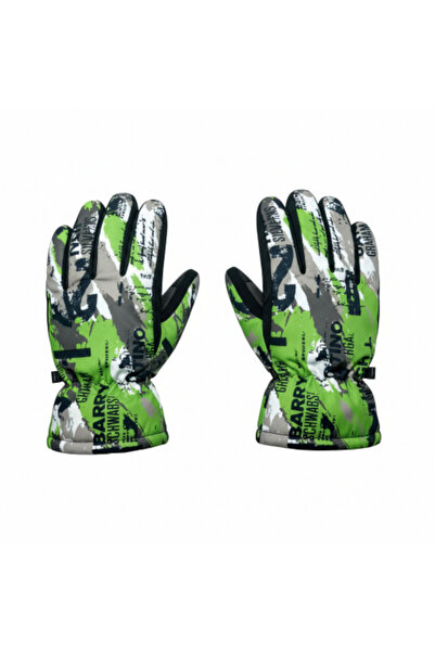 Mustran 8-14 Years/Xs/S Winter Gloves |   Thermal Ski & Cycling Gloves with Fur Inside |   Non-Slip Camouflage