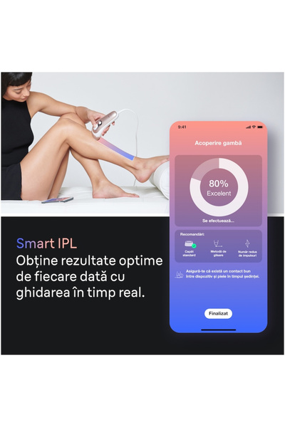 Braun Αποτριχωτική συσκευή IPL Skin iExpert PRO 7 PL7253, Τεχνολογία Skin iExpert, Ροζ