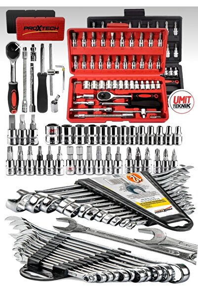 RUBİKOM 58 Parça 46 mini Lokma takımı Otomatik Cırcırlı 1/4 “ 12 parça kombin...