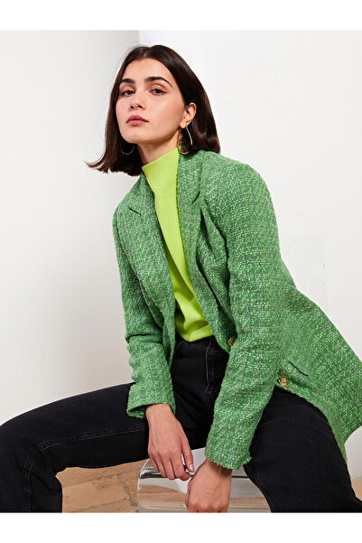 LC Waikiki Γυναικείο μακρυμάνικο μπουφάν Lcw Vision Self Pattern