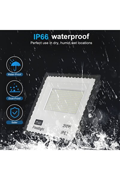 Teknova Teknova LED projector, mini 50W 6500k, white and strong light