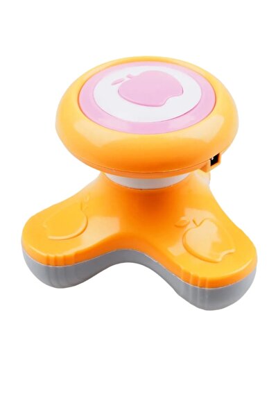 Byanes Mini Masaj Aleti Usb'li Pil'li Masaj Aleti Turuncu Taşınabilir massaj_...