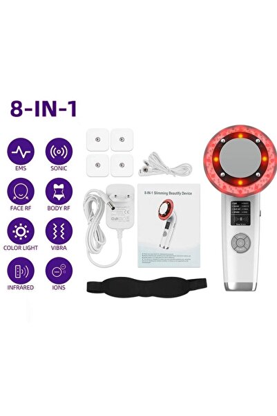 MACGON 8in1 Ultrason Kavitasyon Masaj Rf Led Cilt Kaldırma Makinesi