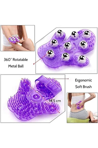 Byanes 9 Bilyeli Masaj Eldiveni Massage Glove