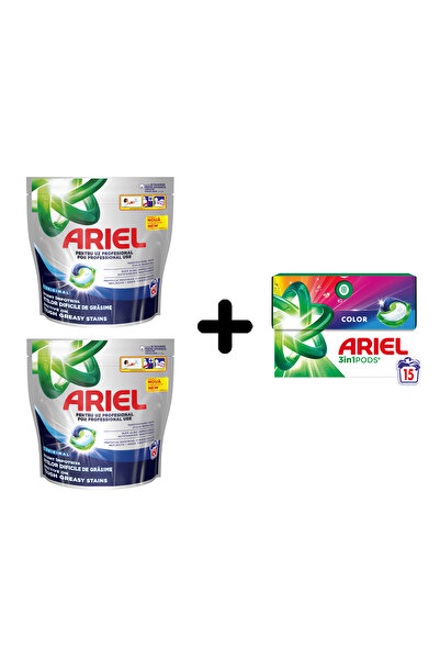 Ariel PROFESSIONAL Original 120 κάψουλες + Χρώμα 15 κάψουλες