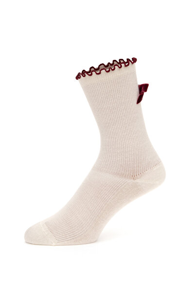 Pierre Cardin Kadın Bordo Soket Çorap 50315961-VR014