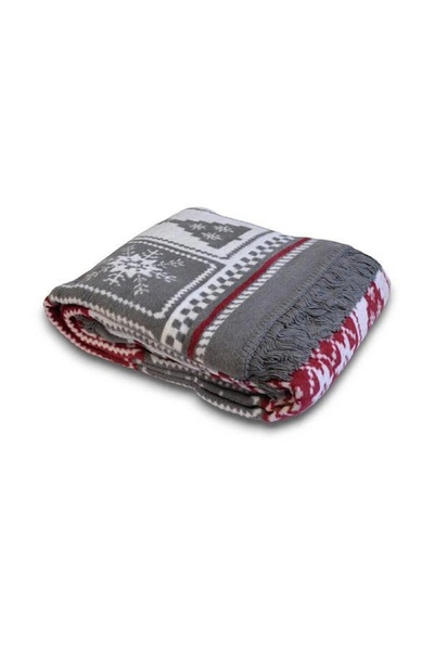 Romans Warming New Year's Themed Double-Sided Single Blanket 150X200 cm