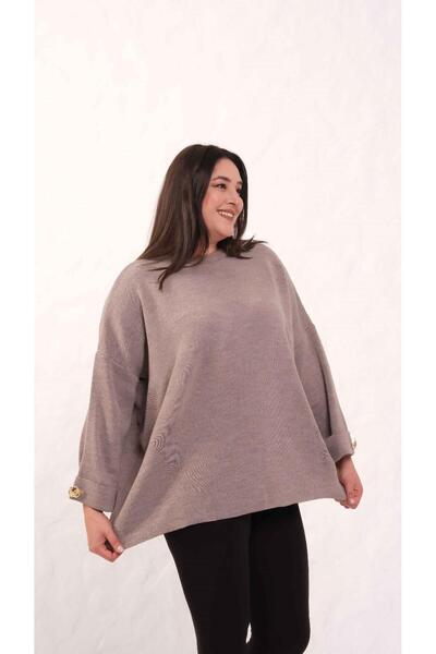 BRUGGE Gamze Moda Plus Size Knitwear Sweater