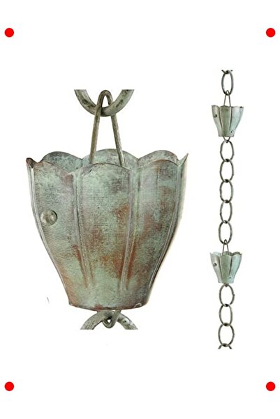 Genel Markalar Saf Bakır Çiğdem Yağmur Zinciri, 2.5 Metre