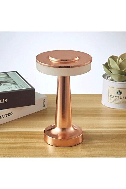 Cata Taşınabilir Şarjlı Masa Lambası Dimmerli Dekoratif Abajur Oslo Dokunmatik Sunum Lambası 3 Işık