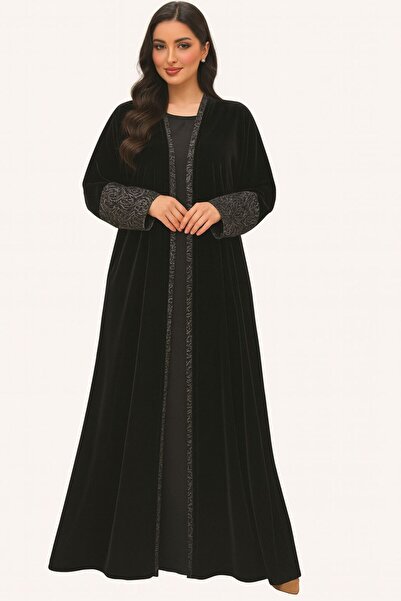 NNN-3 Velvet abaya with veil