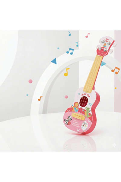 DigikalaX Chitară pentru Copii cu 4 Corzi, Ukulele, Design cu Animale, 40 cm,...