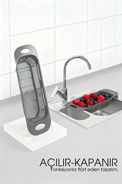 Transformacion Ayarlanabilir Sürgülü Lavabo Süzgeci – Mutfak için Pratik ve Ş...