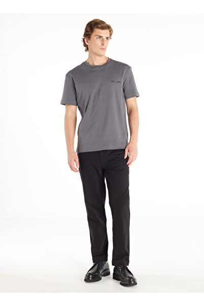 Ted Baker Normal Bel Slim Tapered Paça Tapered Fit Siyah Erkek Pantolon TBMRT...