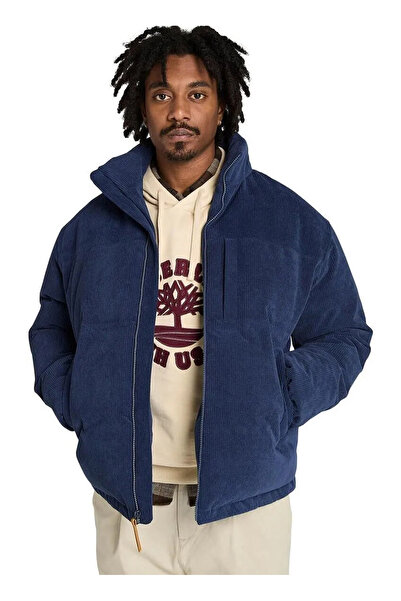 Timberland TB0A5MYG4511-GOOSE Waterpro Jacket Mavi Regular Fit Düz Erkek Ceket