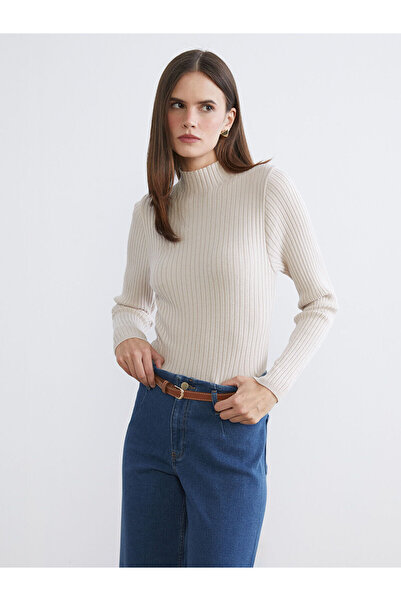 LC Waikiki Pulover de tricotat pentru femei Özmarka New Season guler ridicat