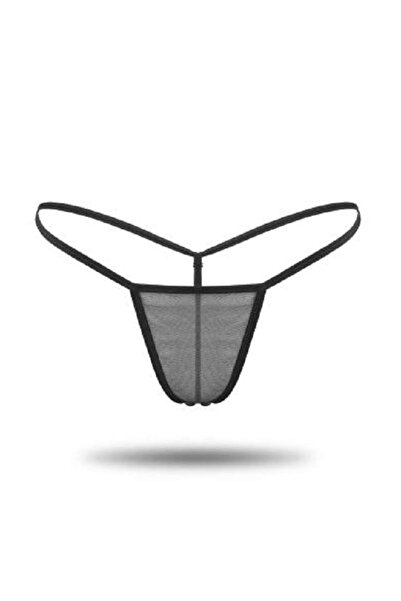 Helore Kadın Seksi Tül String Tanga