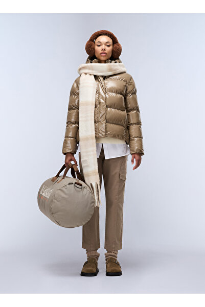 Napapijri NP0A4HZ5N1T1-A-GLANE W Kahve Düz Kadın Mont