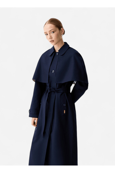 Hunter Lacivert Kadın Trençkot HARW0014251-NS