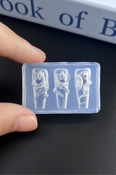 Easy Beauty Nail Art Silikon Kalıp 3D Nail Art Desen Kalıbı, Tırnak Süsleme D...