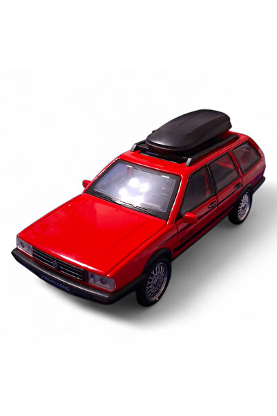 Vision XXI VOLKSWAGEN SANTANA metal model, Die-Cast, Scale 1:32, lights and sounds, 16 cm, red