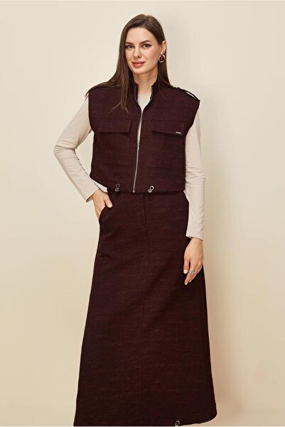 Alvina Skirted Jacquard Suit 46101