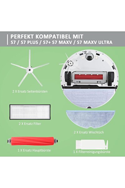 OEM Replacement accessories for Xiaomi Roborock S7 S7 Plus S7 MaxV Plus Ultra Robot Vacuum Cleaner
