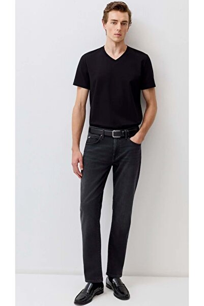 Mavi M0035190826 Marcus Edition Dark Gray Smoke Jean Pants Men's Denim Trousers Smoked