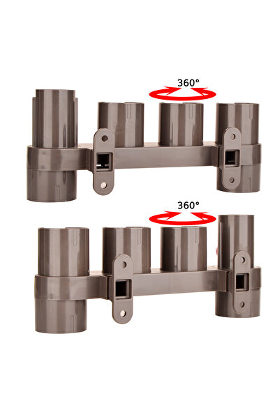 OEM Wall Mount for Dyson V11 V10 V8 V7 Vacuum Cleaner Accessories - 10 Storage Slots - Pack of 2