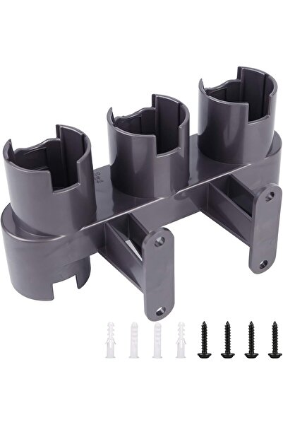 OEM Wall-Mounted Accessory Holder for Dyson Vacuum Cleaners - Compatible with V11 V10 V8 V7 (Grey)