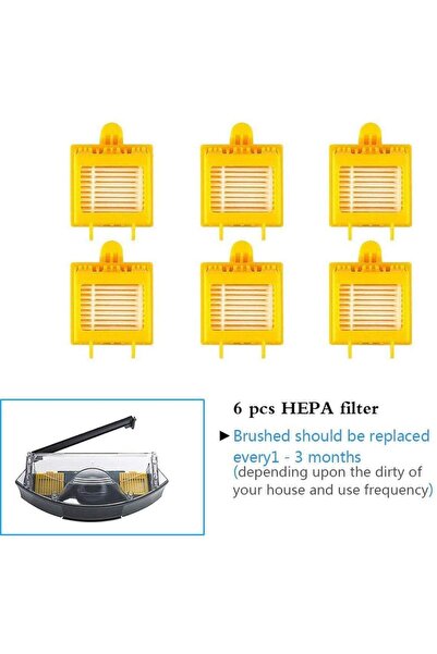 OEM Replacement Filter Kit Parts Accessories for Roomba Series Vacuum Cleaner Spare Parts Kit