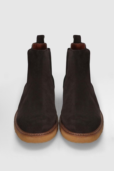 Lufian 112230248 Justın Casual Men's Leather Boots Brown