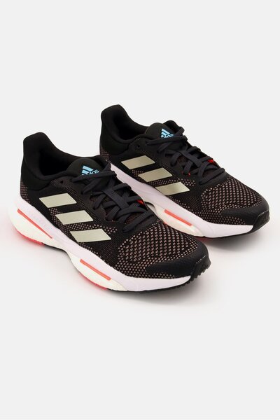 adidas حذاء جري نسائي Solar Glide برباط، لون أسود