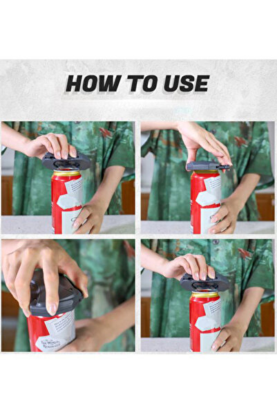 Generic Manual Can Opener Grey 10x1.5x6cm