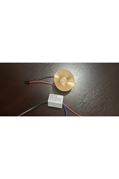 örgün Led Spot Sürücülü 2 li set Altın Sarı