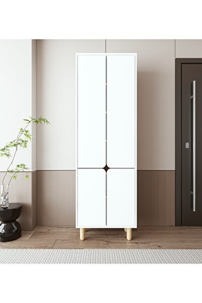 VM VERTEX MOBİLYA PADOVA Portmanto Vestiyer Ayakkabılık 4 Kapaklı