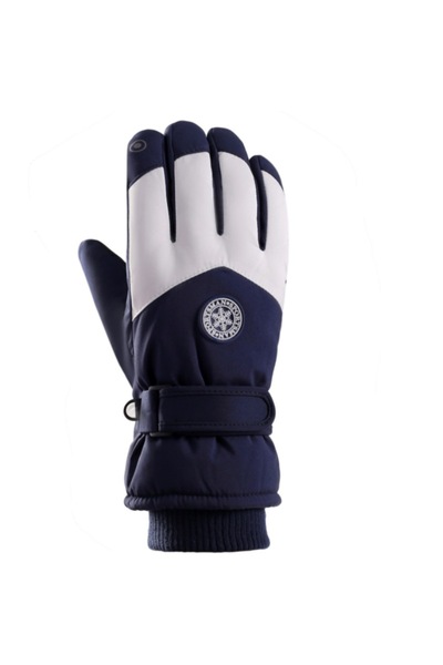 NO BRAND Three-piece set - knitted hat, scarf and gloves, warm and windproof,...