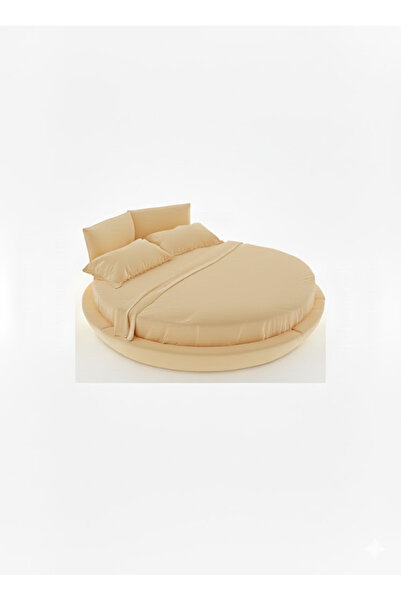 Alpateks Home طقم ملاءات مطاطية خاصة للأسرة المستديرة مع خيارات للقطر، مصنوعة...